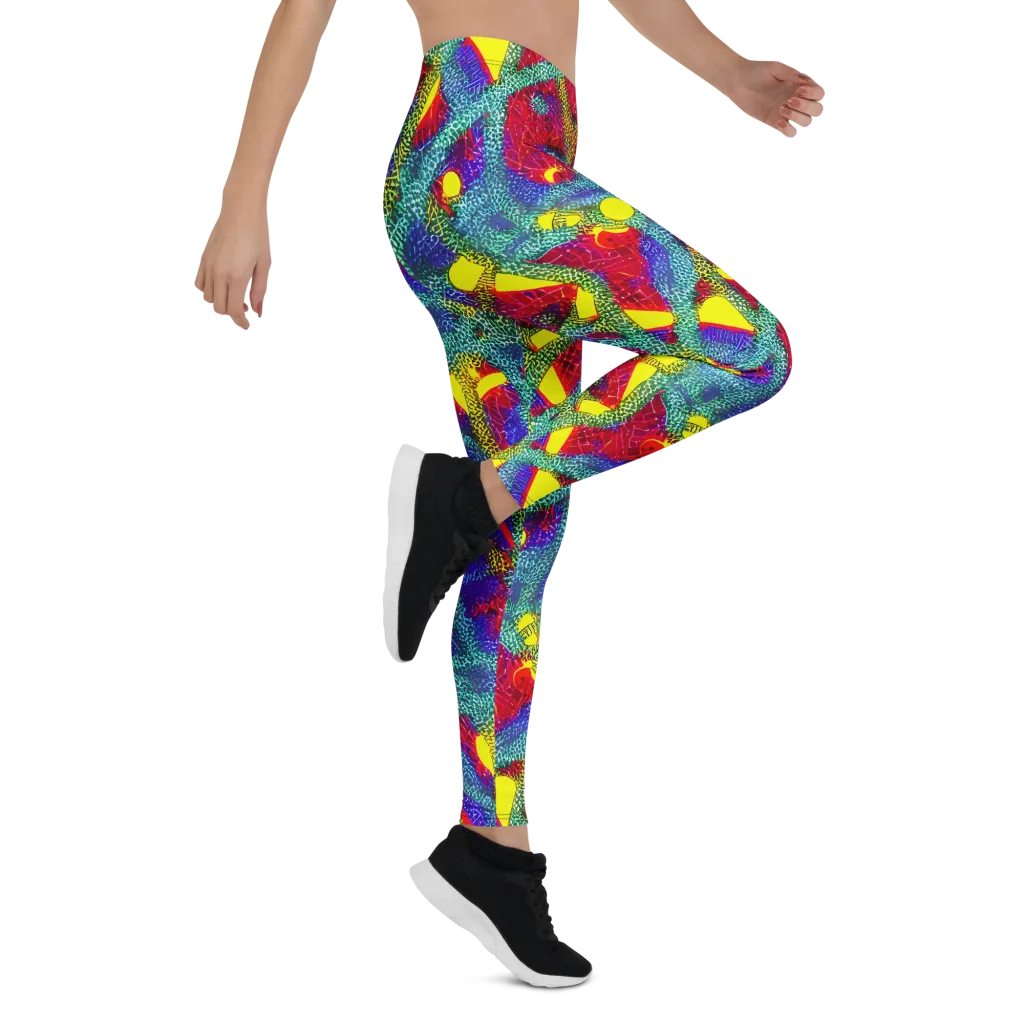 Chromatic Safari on Leggings — Right