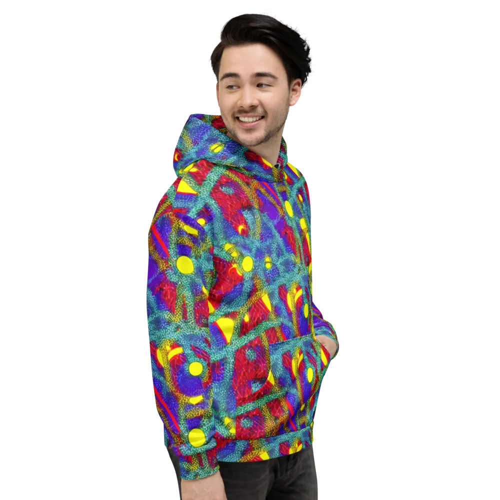 Chromatic Safari on Hoodie — Right