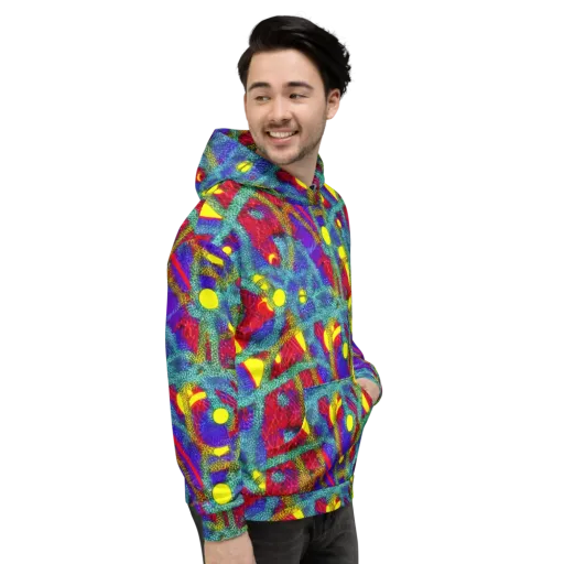 Chromatic Safari on a Hoodie