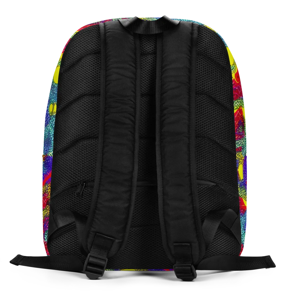Chromatic Safari on Minimalist Backpack — Back