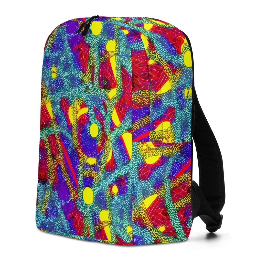 Chromatic Safari on Minimalist Backpack — Left