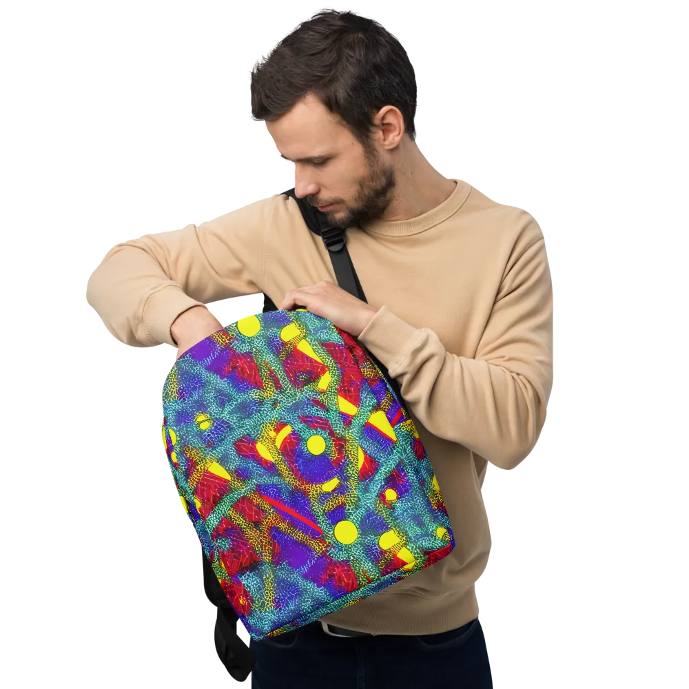 Chromatic Safari on Minimalist Backpack — Front
