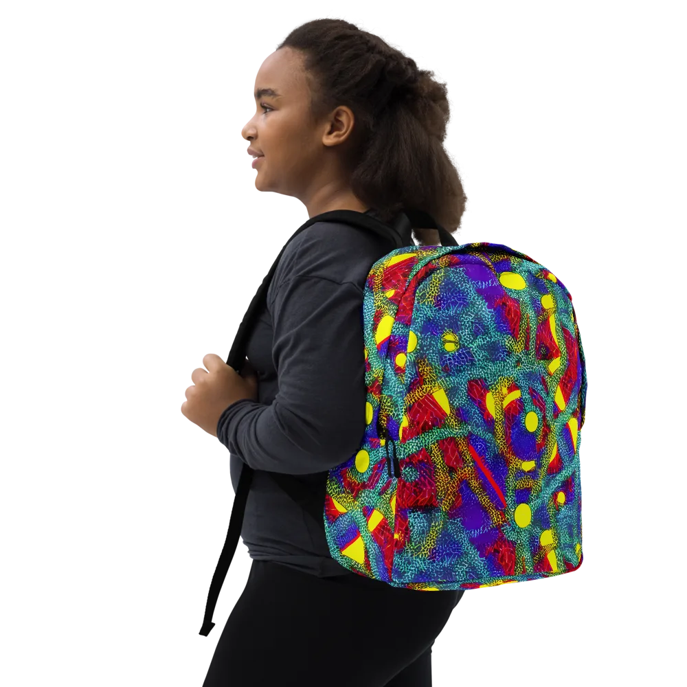 Chromatic Safari on Minimalist Backpack — Right Front