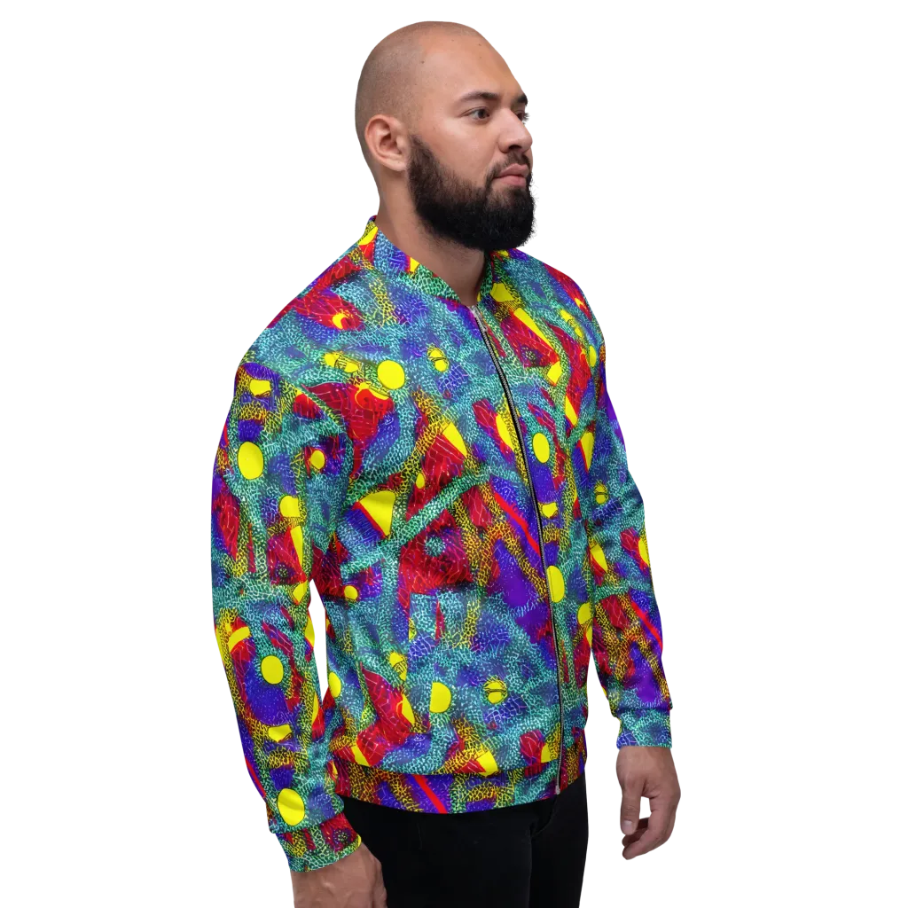 Chromatic Safari on Bomber Jacket — Right