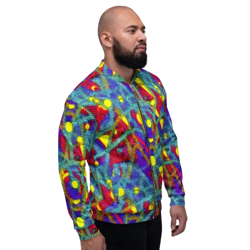 Chromatic Safari on a Bomber Jacket