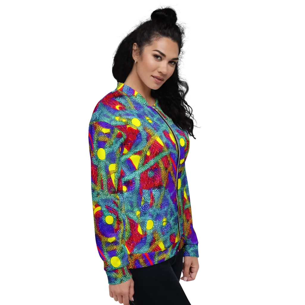 Chromatic Safari on Bomber Jacket — Right