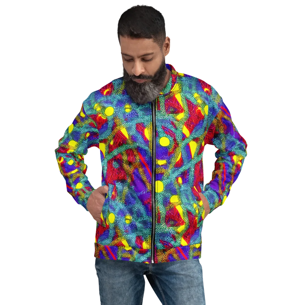 Chromatic Safari on Bomber Jacket — Front