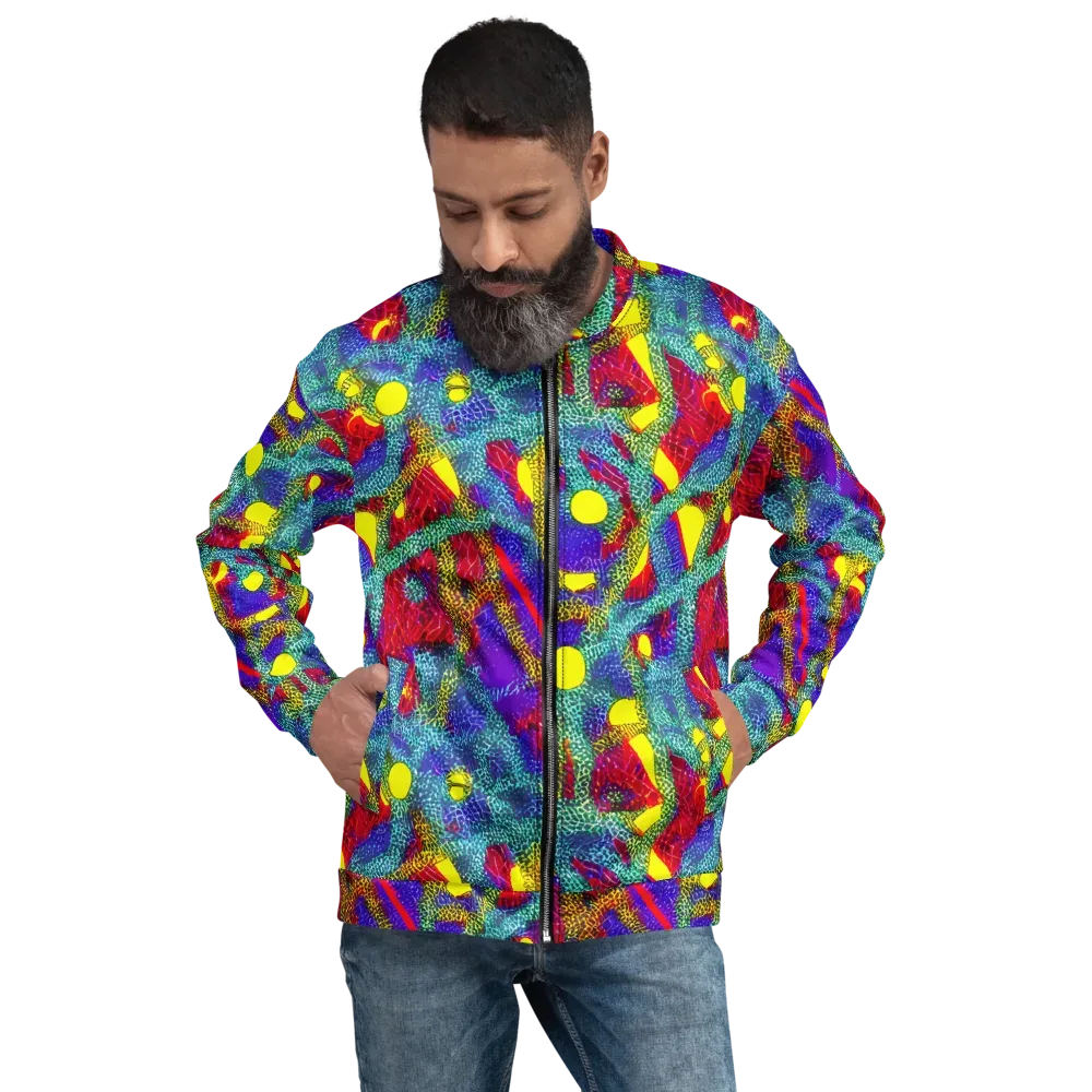 Chromatic Safari on Bomber Jacket — Front