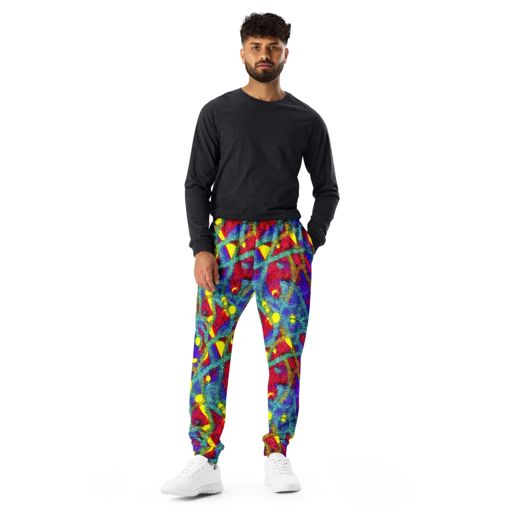 Chromatic Safari on Men's Joggers — Front