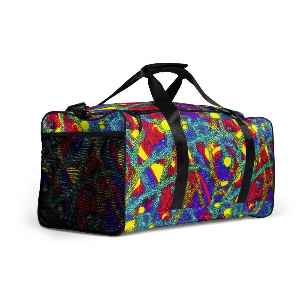 Chromatic Safari on Duffle Bag — Right Front