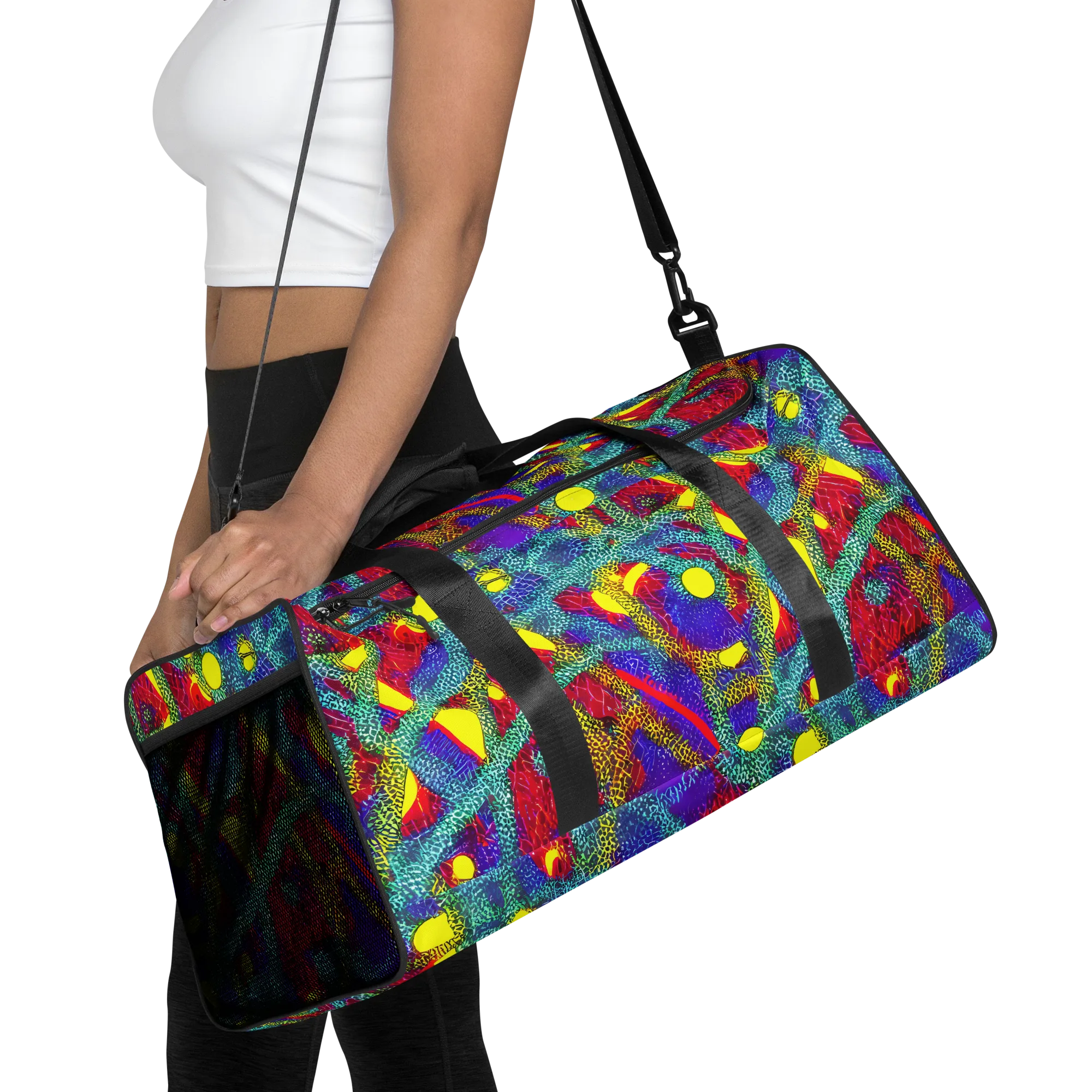 Chromatic Safari on Duffle Bag — Front