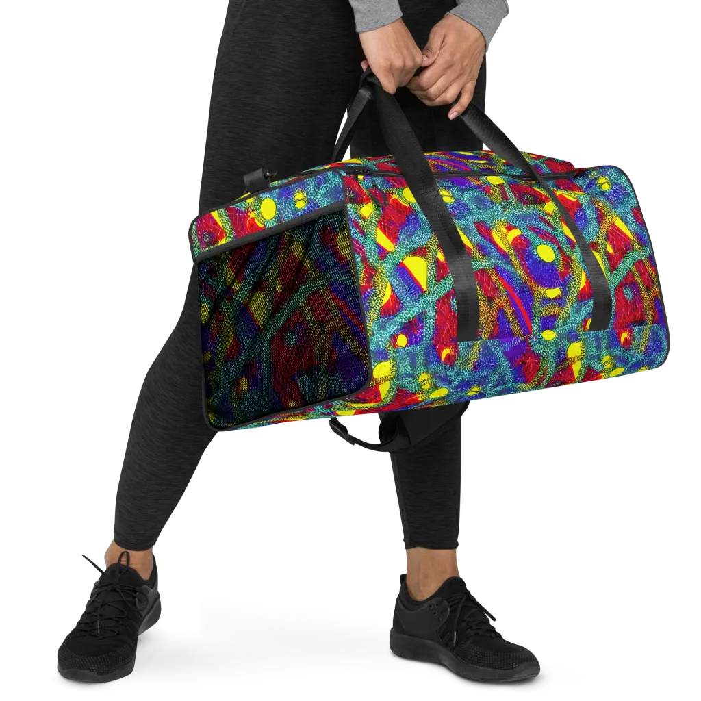 Chromatic Safari on Duffle Bag — Right Front