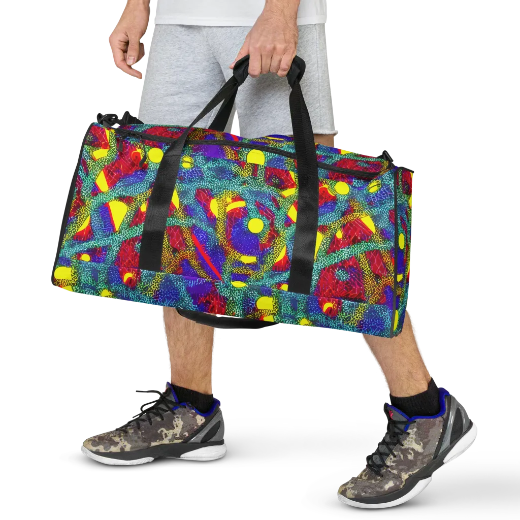 Chromatic Safari on Duffle Bag — Front