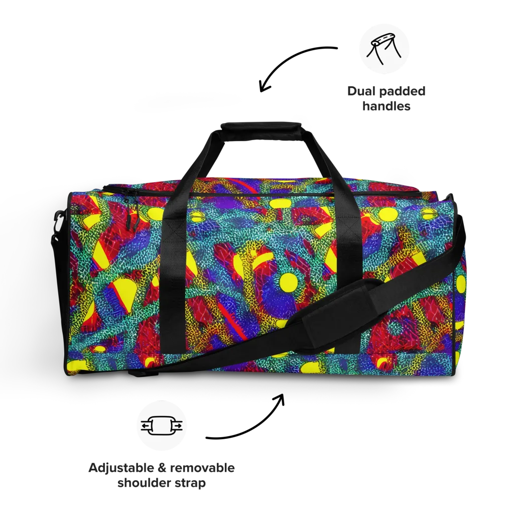 Chromatic Safari on Duffle Bag — Front