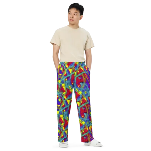 Chromatic Safari on a Wide-Leg Pants