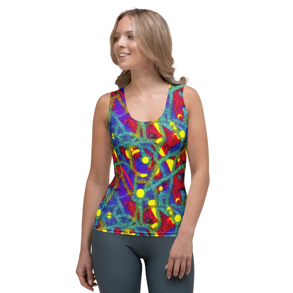 Chromatic Safari on Women's Tank Top — Front