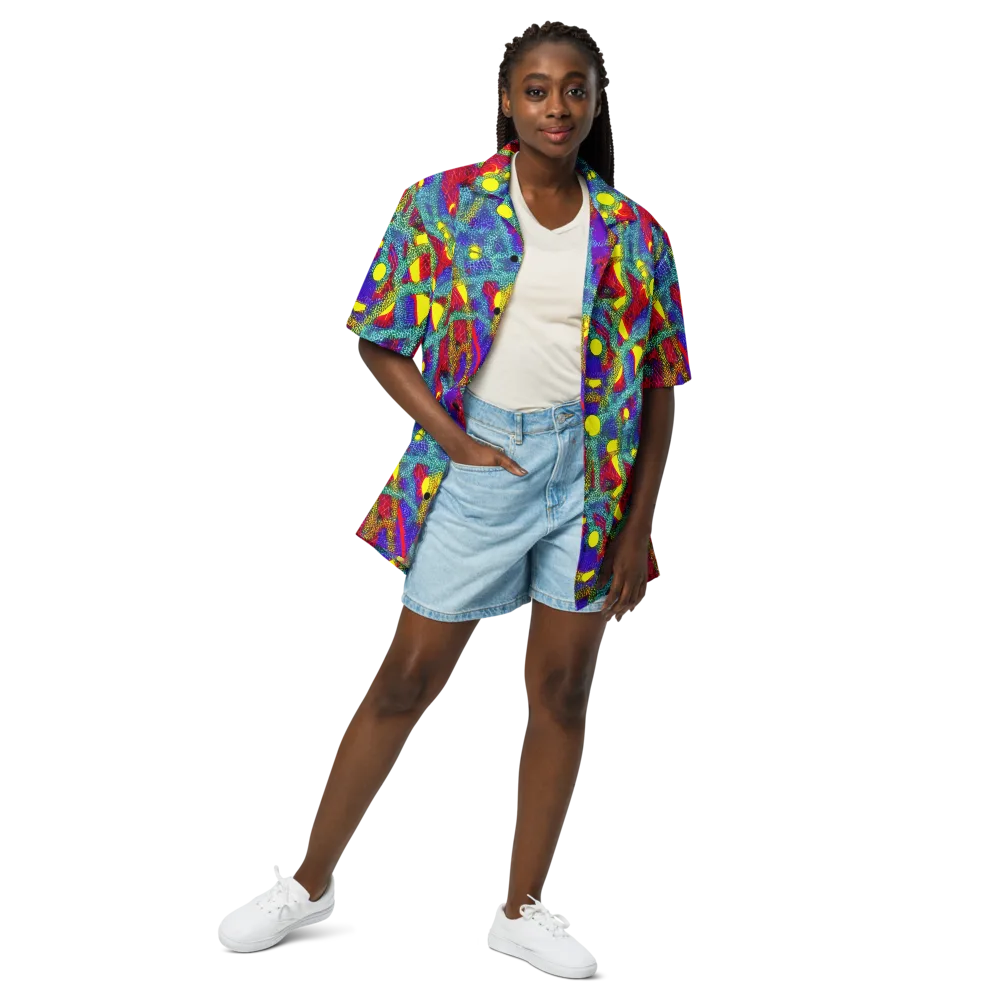 Chromatic Safari on Button Shirt — Front