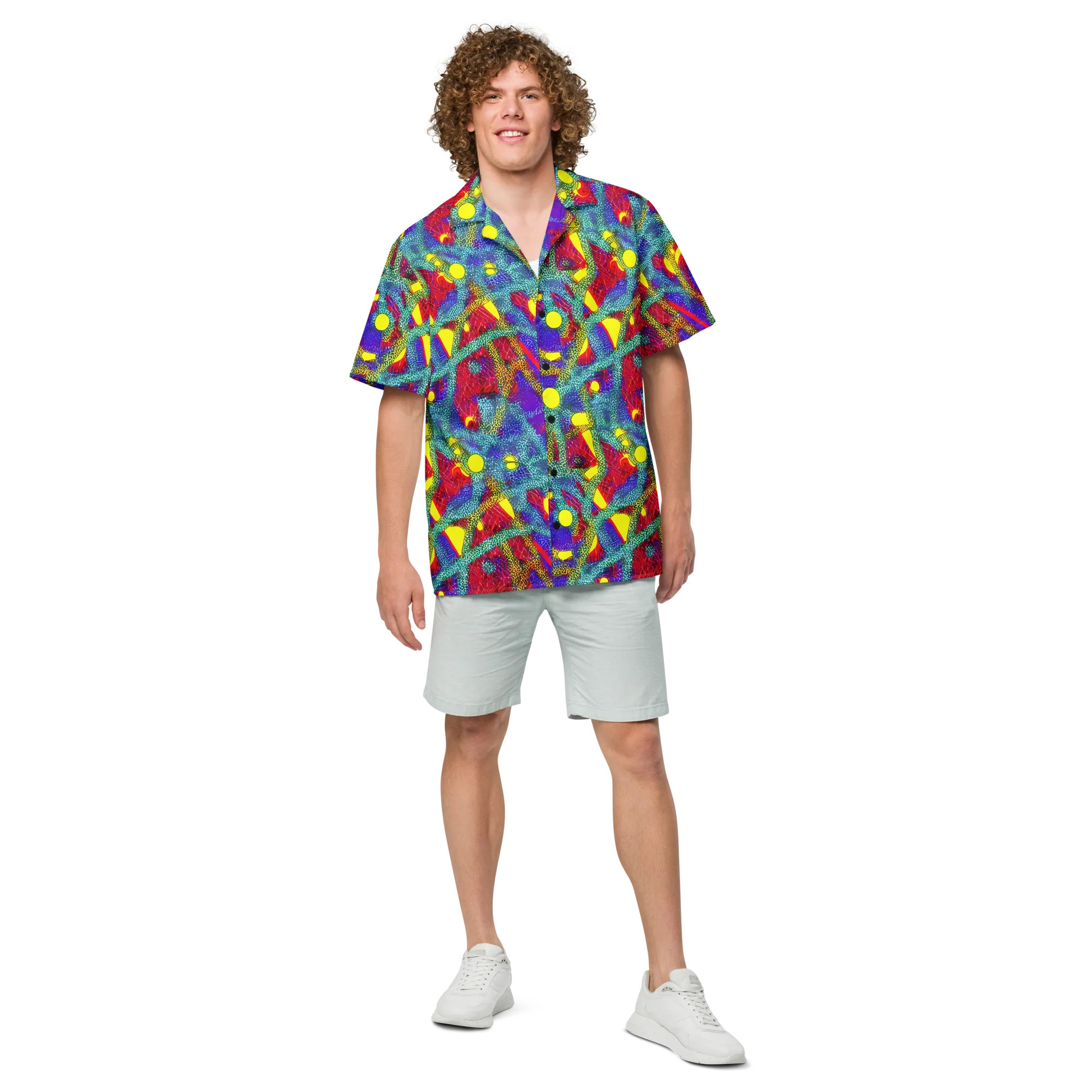 Chromatic Safari on Button Shirt — Front
