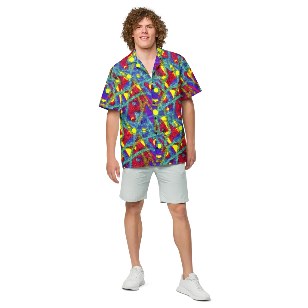 Chromatic Safari on Button Shirt — Front