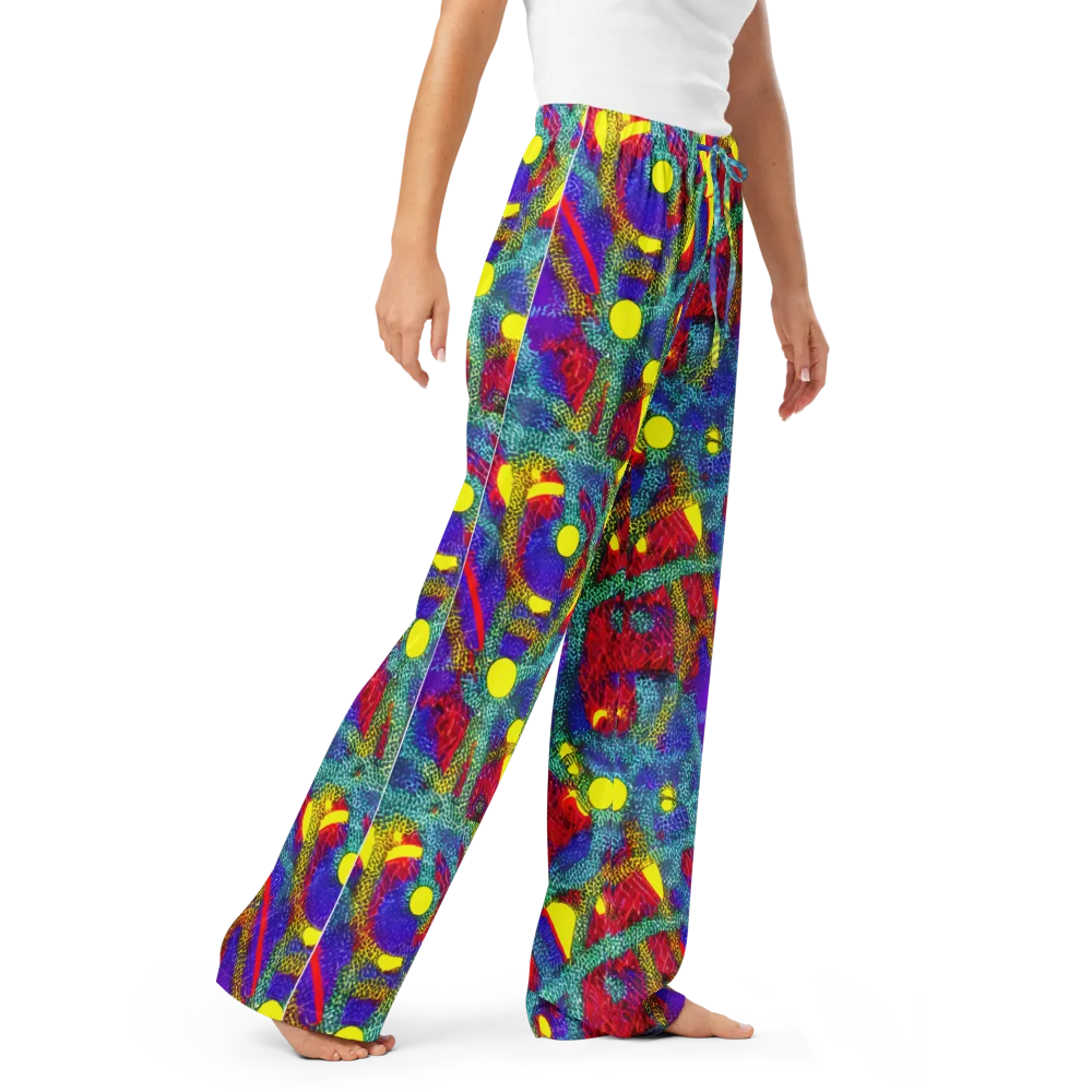Chromatic Safari on Women's Pajama Pants — Right Front
