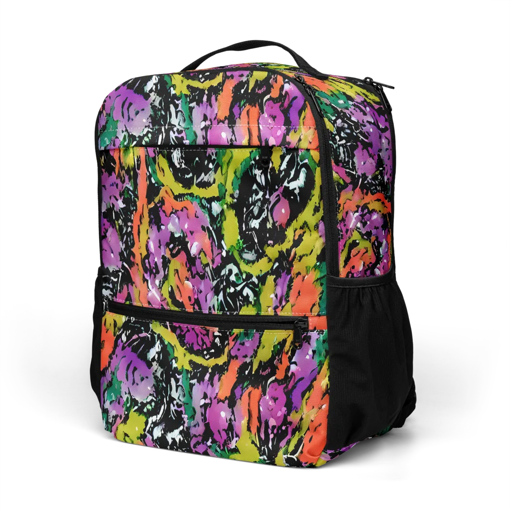 Chromatic Uproar on Utility Backpack — Left Front