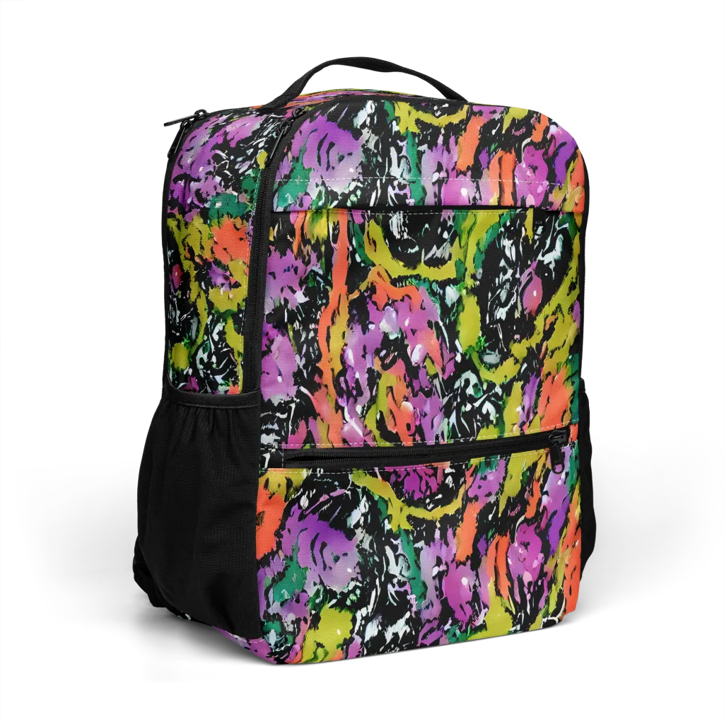 Chromatic Uproar on Utility Backpack — Right Front