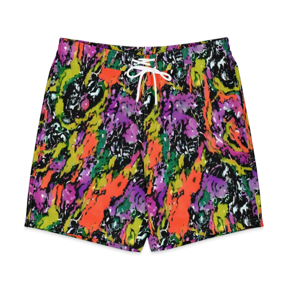 Chromatic Uproar on Men's Board Shorts — Front