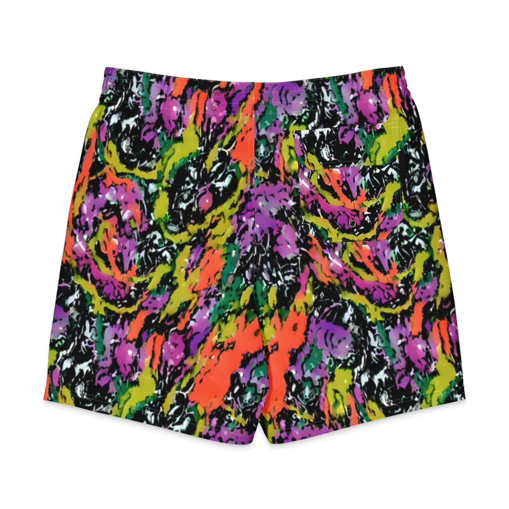 Chromatic Uproar on Men's Board Shorts — Back
