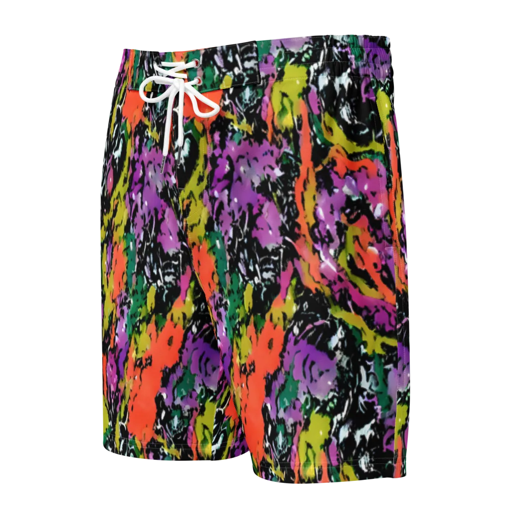 Chromatic Uproar on Men's Board Shorts — Front