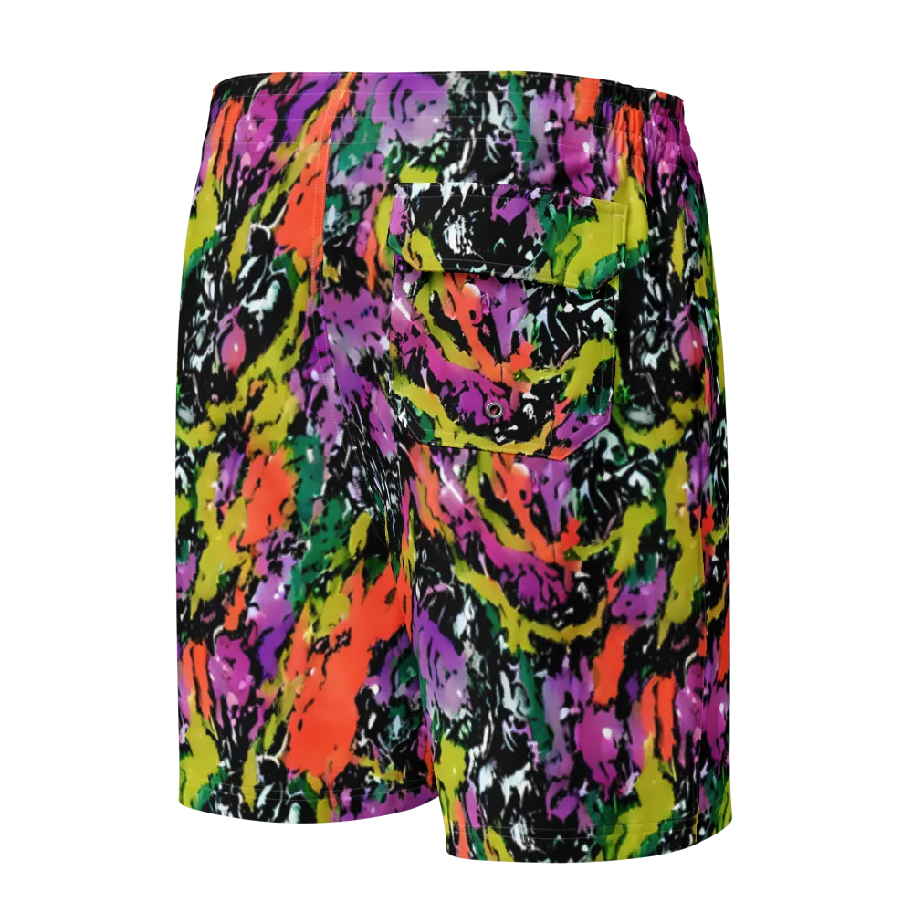 Chromatic Uproar on Men's Board Shorts — Back