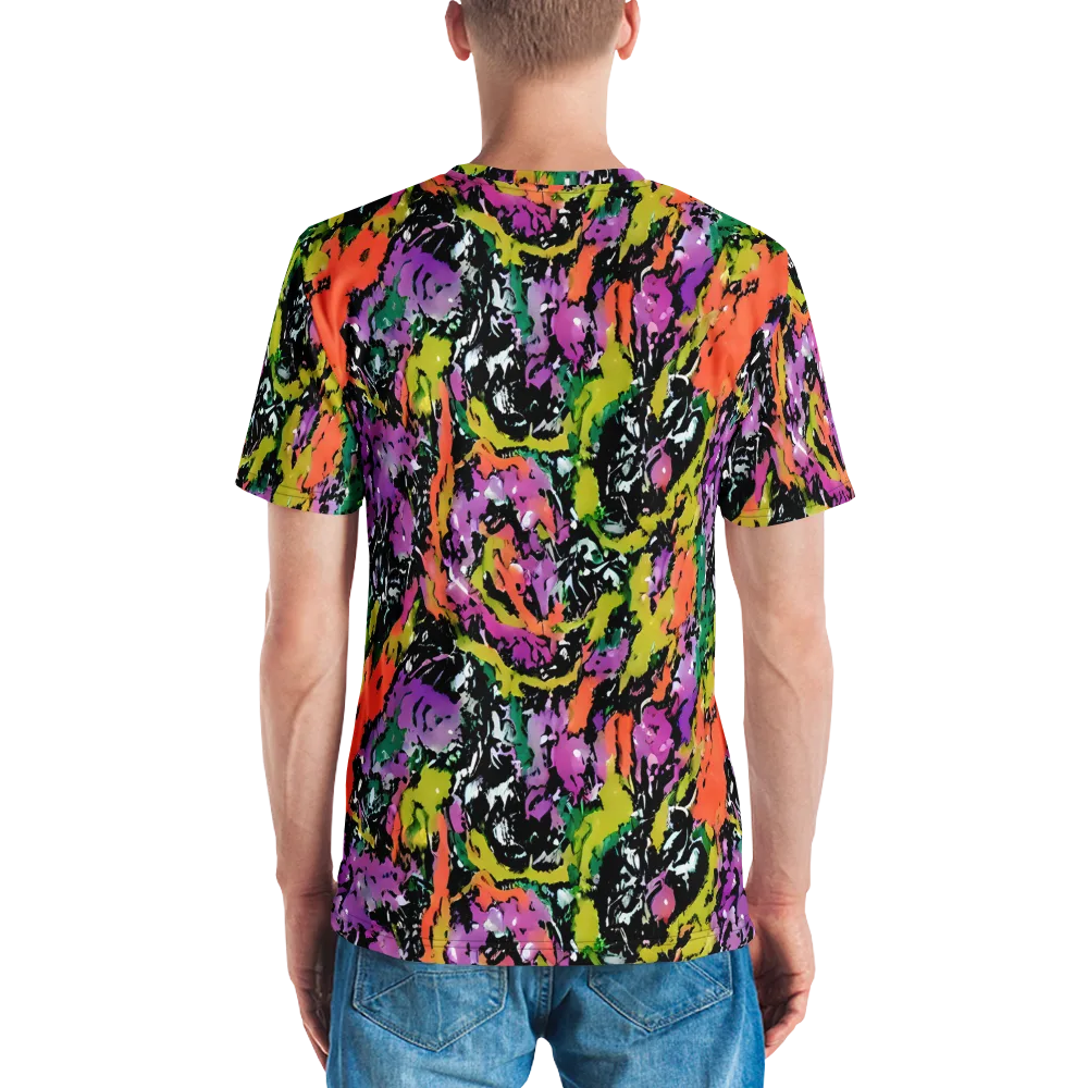 Chromatic Uproar on Men's Crew Neck T-Shirt — Back