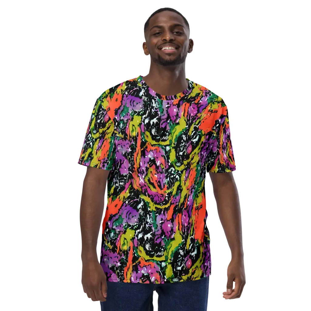 Chromatic Uproar on Men's Crew Neck T-Shirt — Front