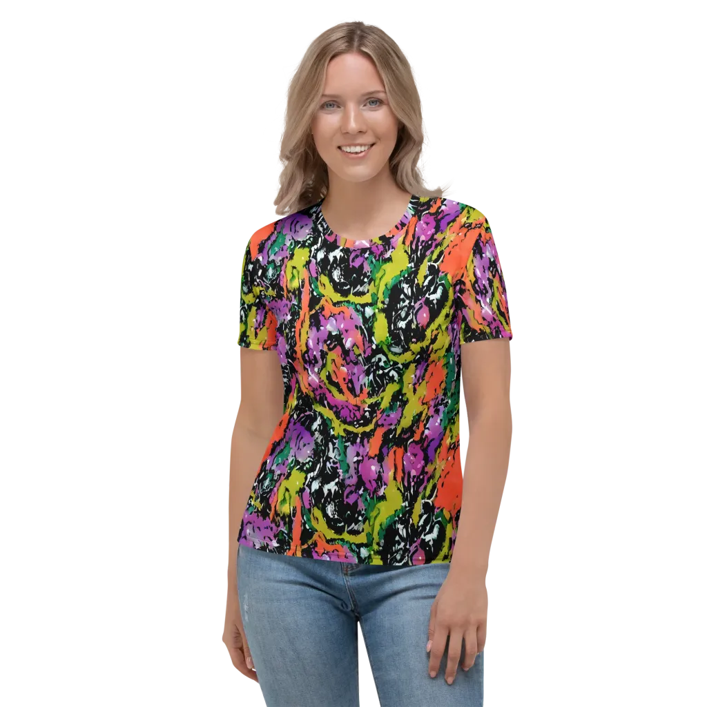 Chromatic Uproar on Women's Crew Neck T-Shirt — Front