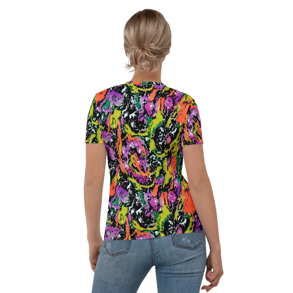 Chromatic Uproar on Women's Crew Neck T-Shirt — Back