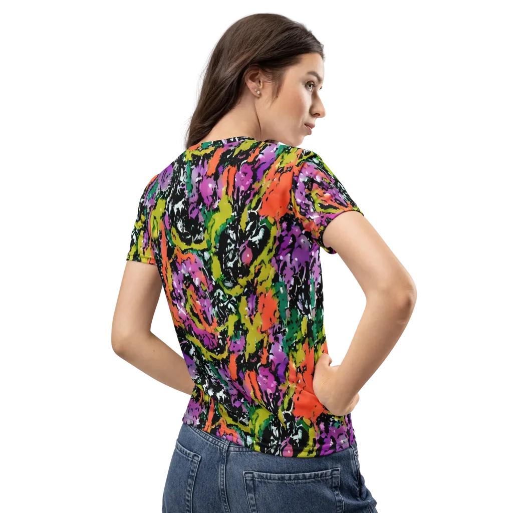 Chromatic Uproar on Women's Crew Neck T-Shirt — Back