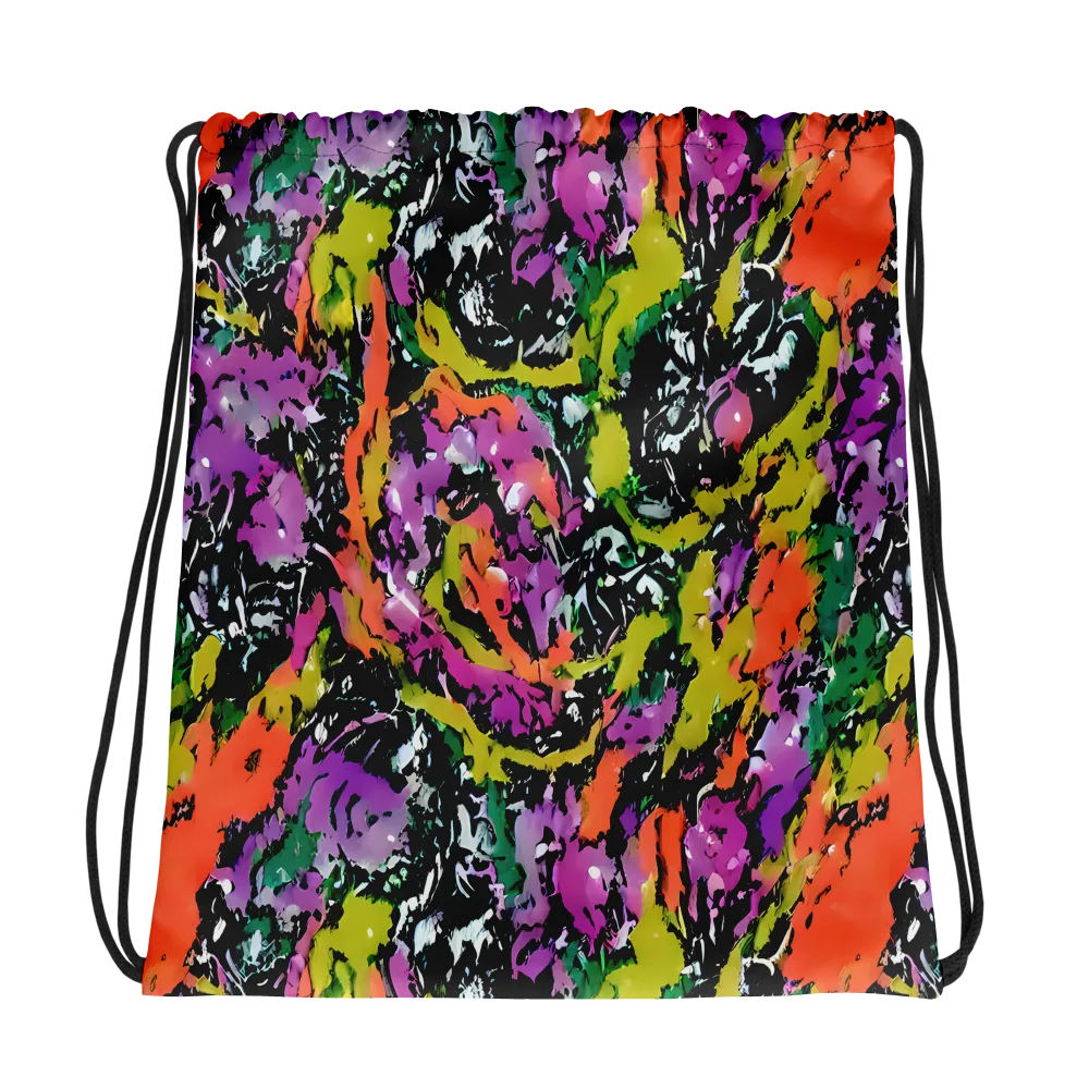 Chromatic Uproar on Drawstring Bag — Photo