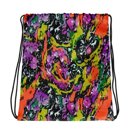 Chromatic Uproar on a Drawstring Bag