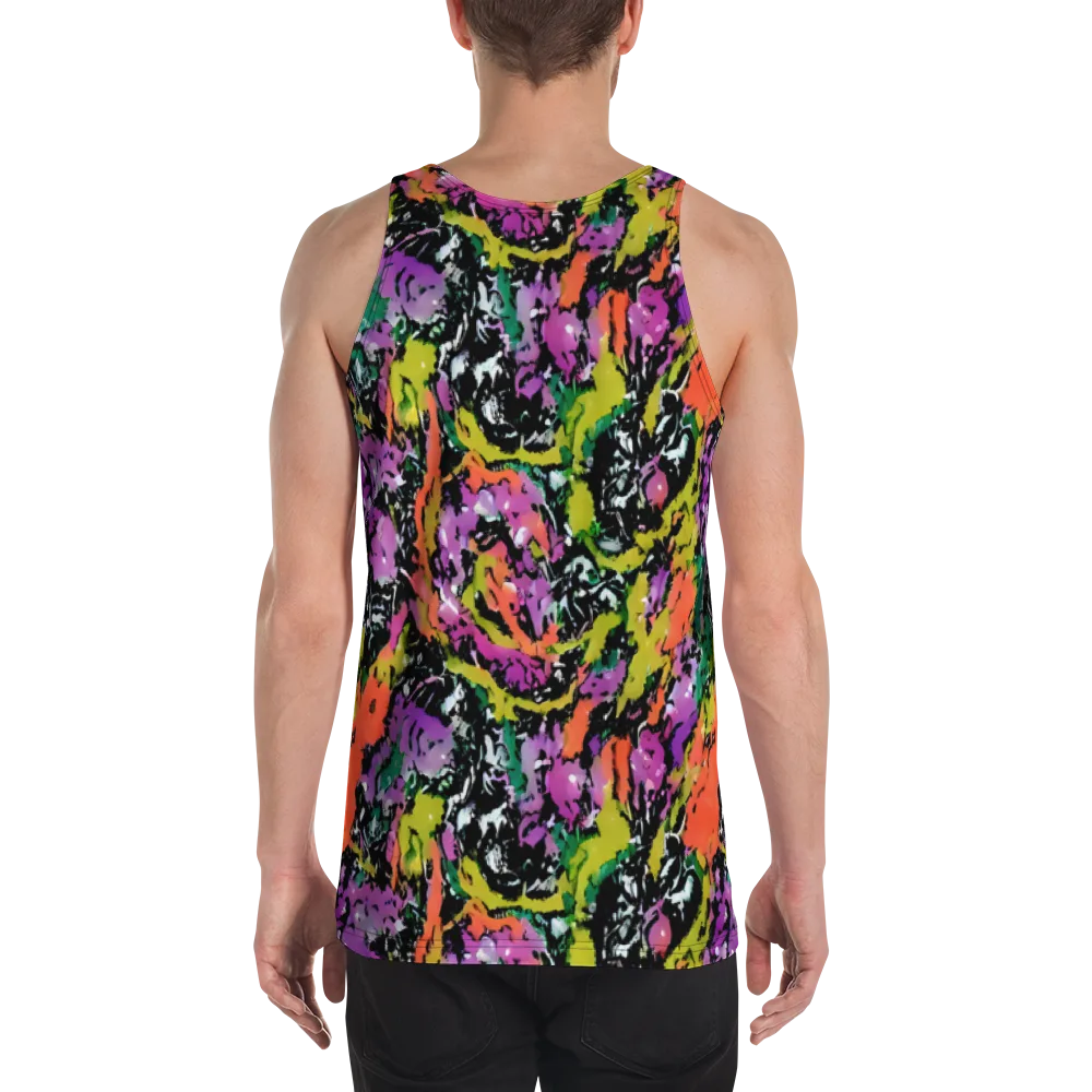 Chromatic Uproar on Men's Tank Top — Back