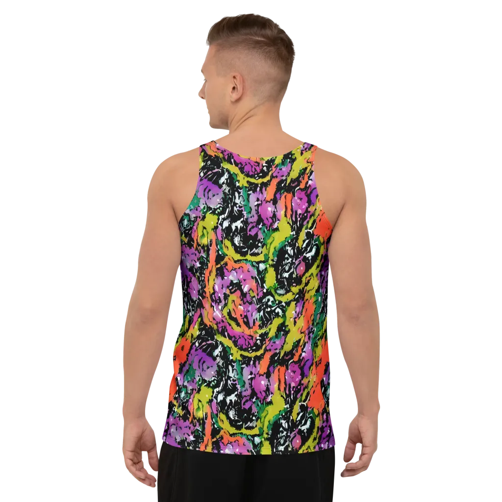 Chromatic Uproar on Men's Tank Top — Back