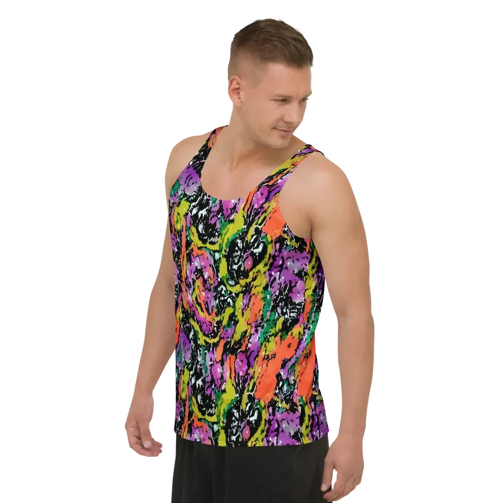 Chromatic Uproar on Men's Tank Top — Left Front