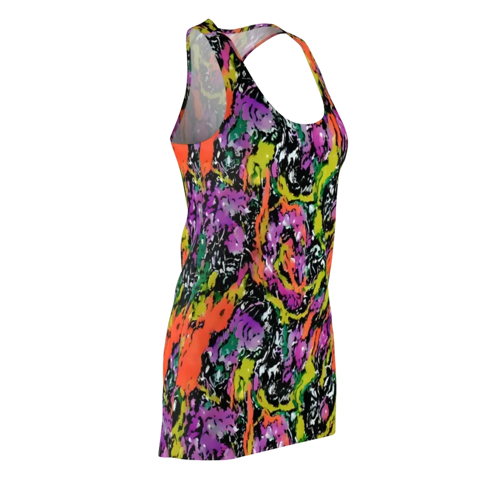 Chromatic Uproar on Racerback Dress — Front Side