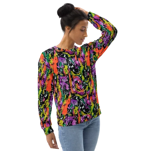 Chromatic Uproar on a Sweatshirt
