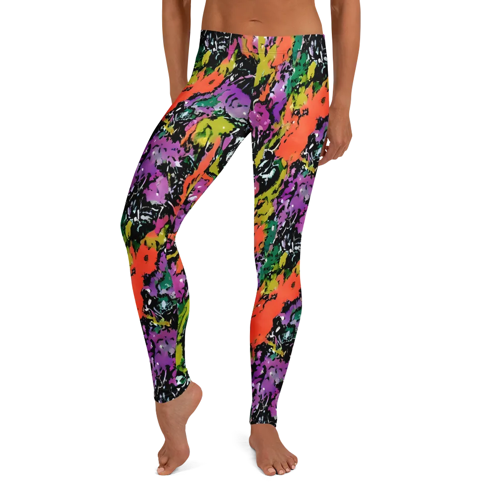 Chromatic Uproar on Leggings — Front