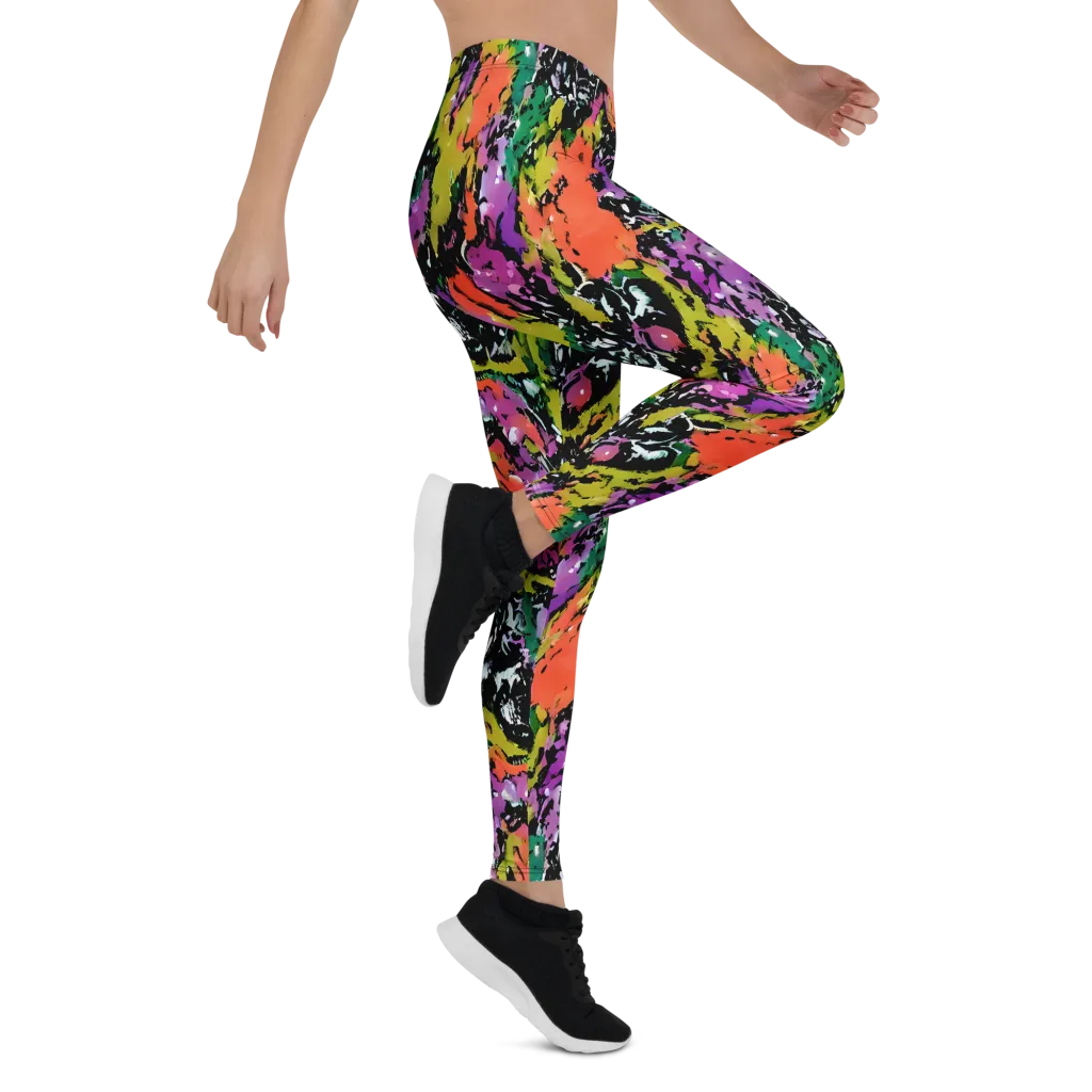Chromatic Uproar on Leggings — Right