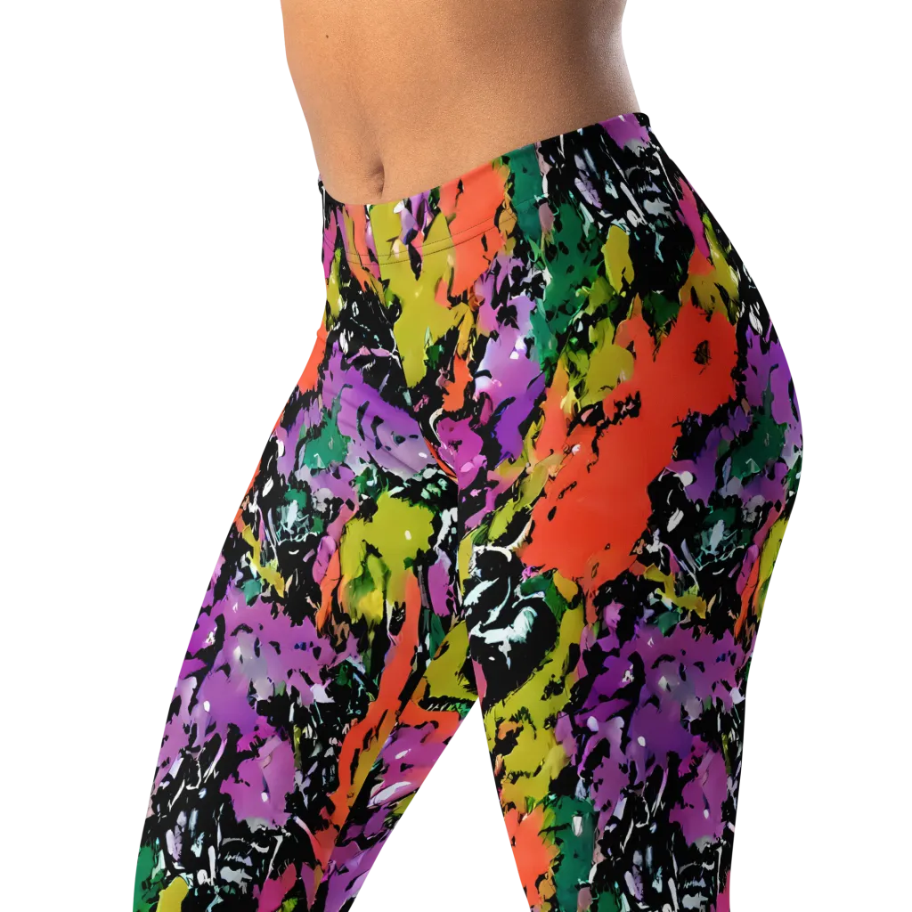 Chromatic Uproar on Leggings — Left Front