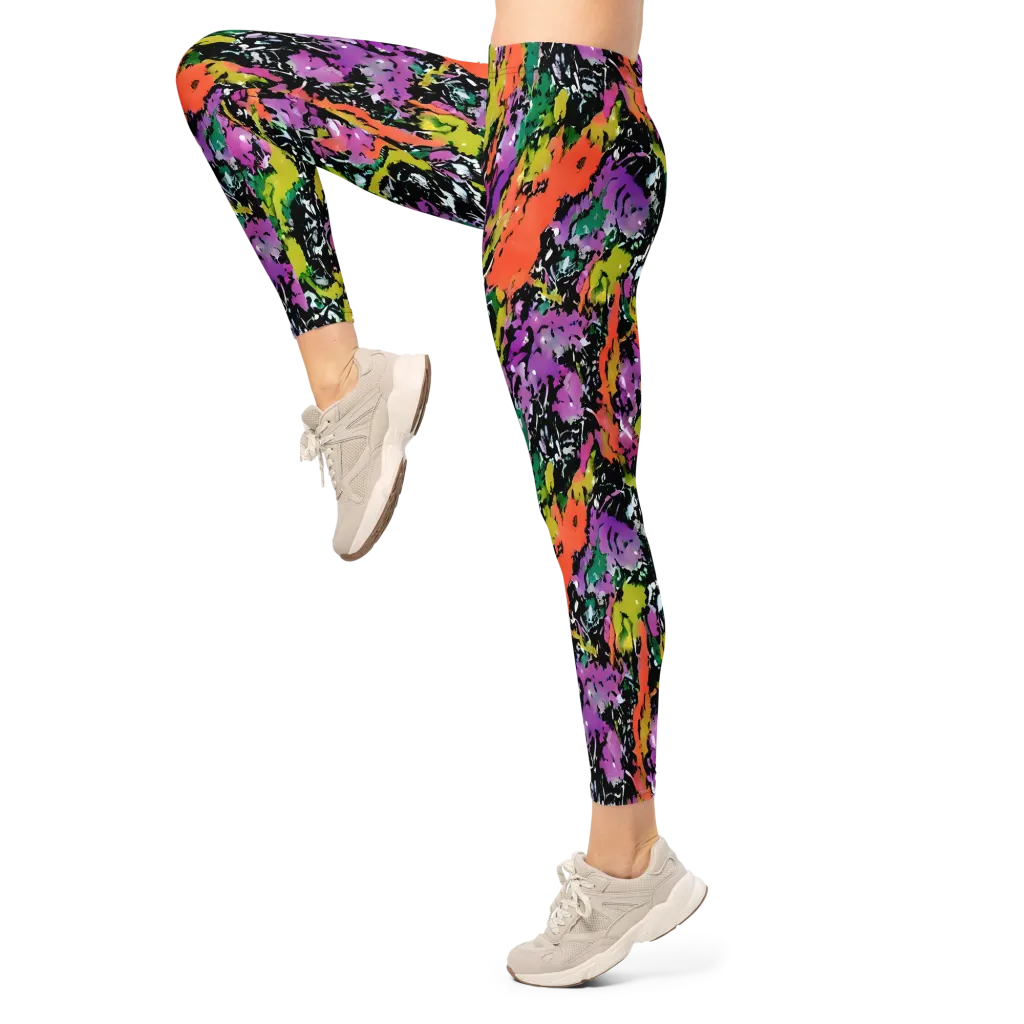 Chromatic Uproar on Leggings — Left