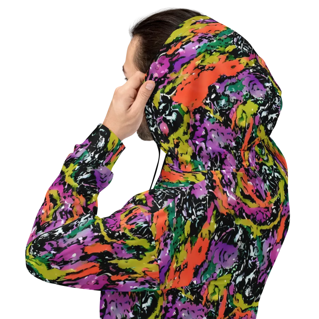 Chromatic Uproar on Hoodie — Back