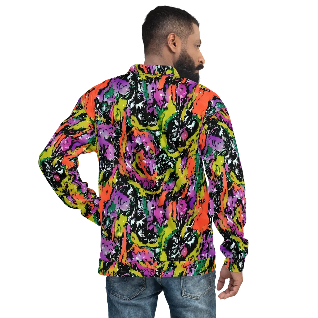 Chromatic Uproar on Bomber Jacket — Back