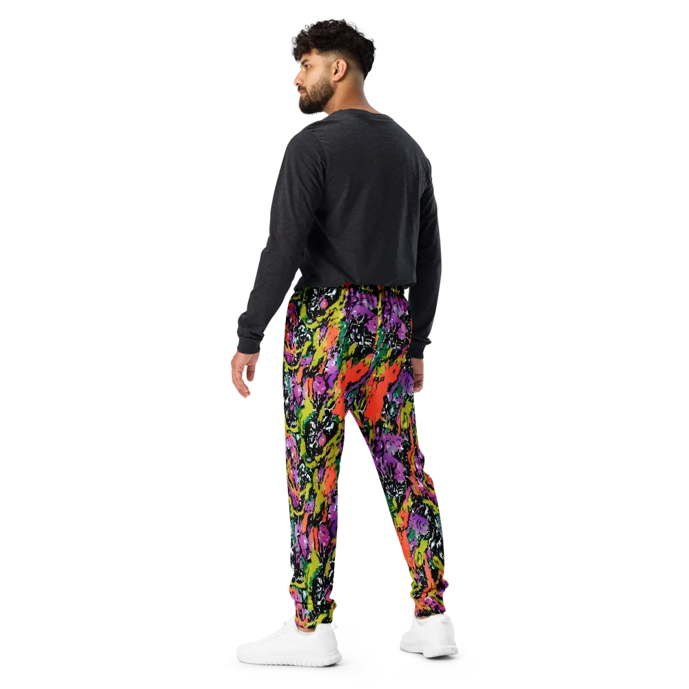 Chromatic Uproar on Men's Joggers — Back