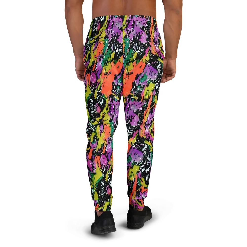 Chromatic Uproar on Men's Joggers — Back